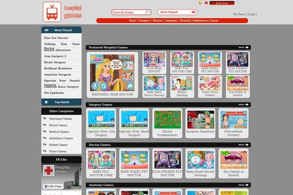 Zipgame theme site design template sample