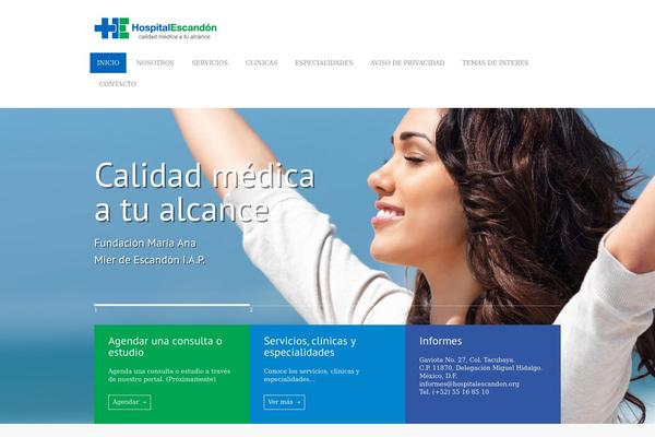 MediCenter theme site design template sample