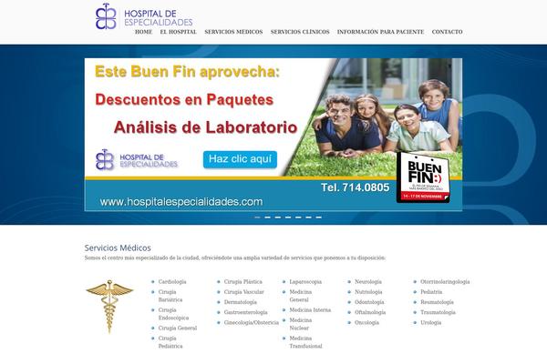 Care theme site design template sample