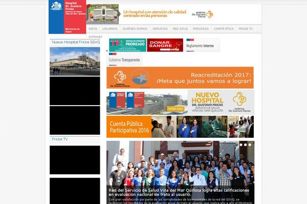 hospitalfricke.cl site used Minsal-wp-template