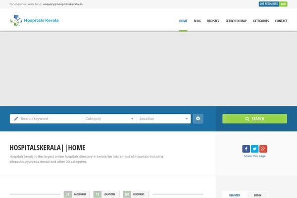 Directory2 theme site design template sample
