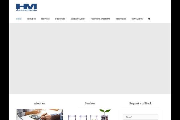 Accounting theme site design template sample