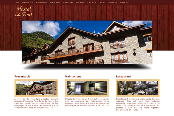 Hotel-wp-child theme site design template sample