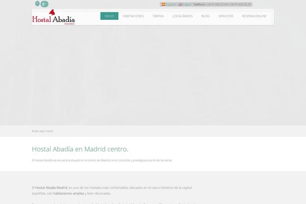 Hoteliour theme site design template sample