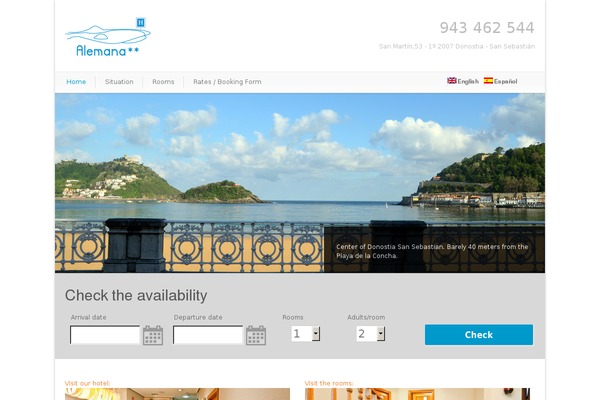Modernize theme site design template sample