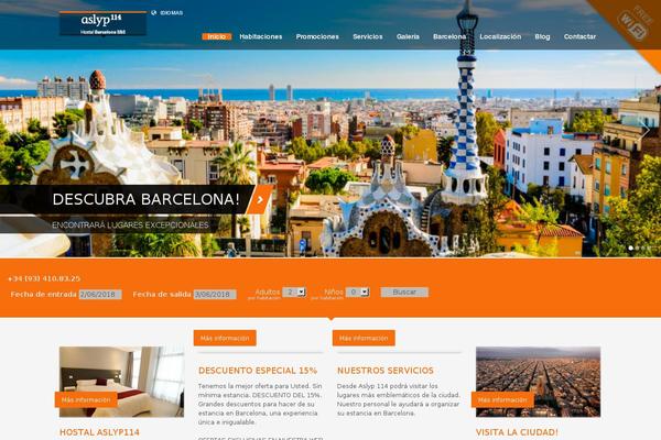 Kallchild theme site design template sample