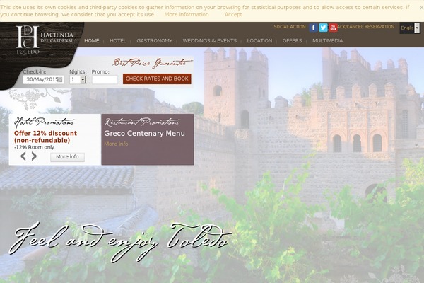 hostaldelcardenal.com site used Keni8
