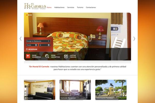Guesthouse theme site design template sample