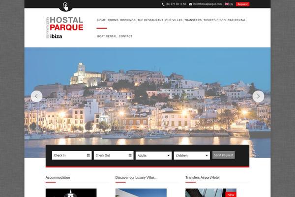 Soho Hotel theme site design template sample