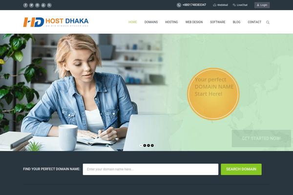 Arkahost-child theme site design template sample
