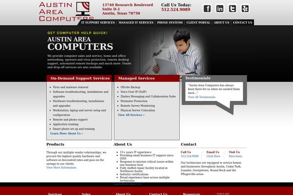 Aac theme site design template sample