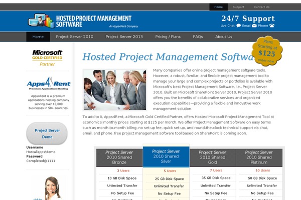 Webhosting theme site design template sample