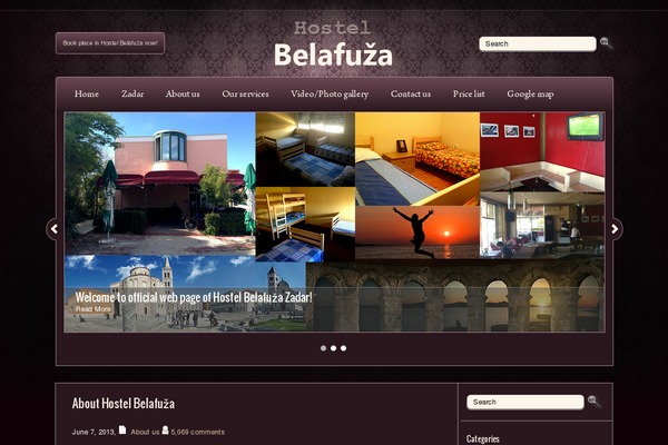 hostelbelafuza.com site used Wphotel