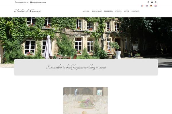 Brasserie theme site design template sample