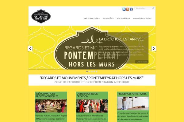 Chameleon theme site design template sample
