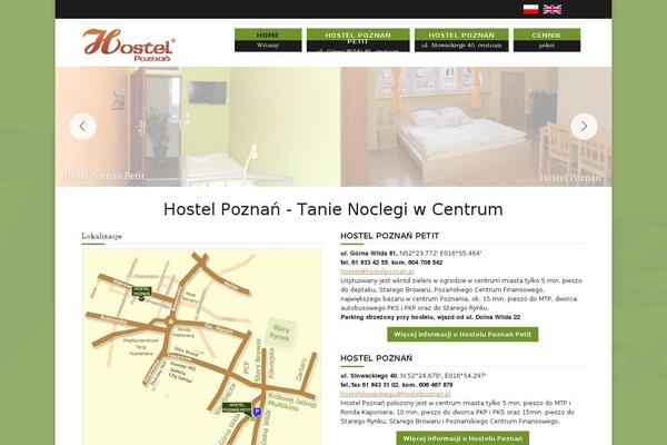 hostelpoznan.pl site used Hostel