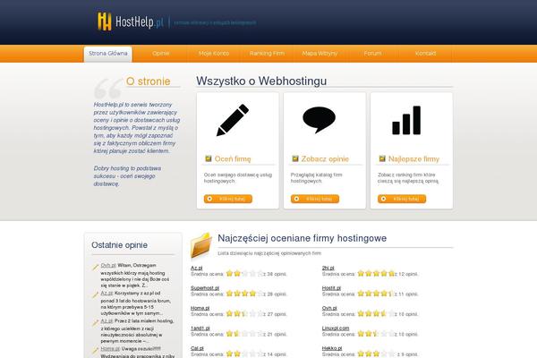 Orange theme site design template sample