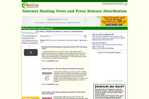 Investors-newswire theme site design template sample