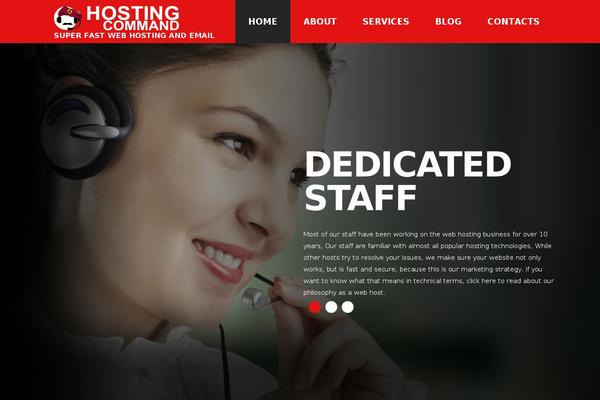 Cherry Framework theme site design template sample