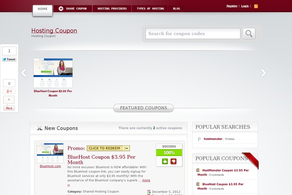 hostingcoupon.com site used Clipper