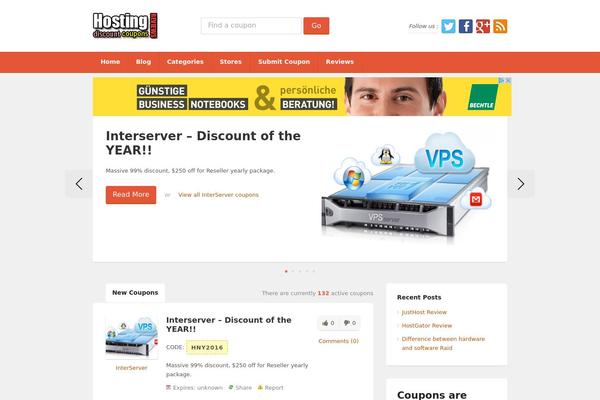 Deals theme site design template sample