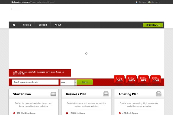 Orbit theme site design template sample