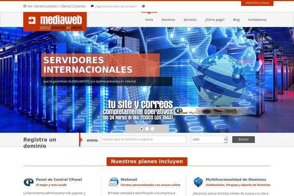 Megahost theme site design template sample