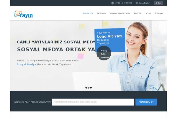 Nyoo theme site design template sample