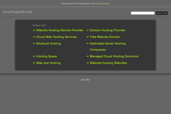 InReview theme site design template sample