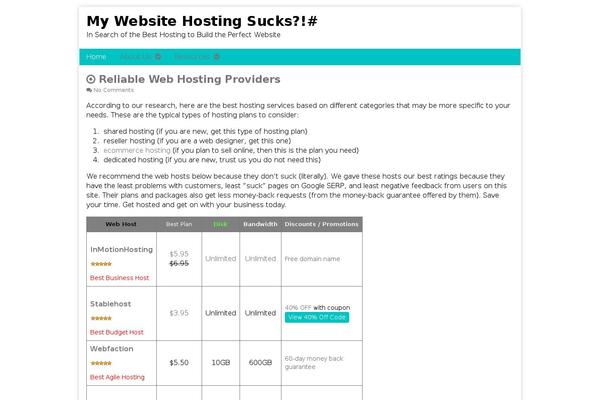 Inkblot theme site design template sample
