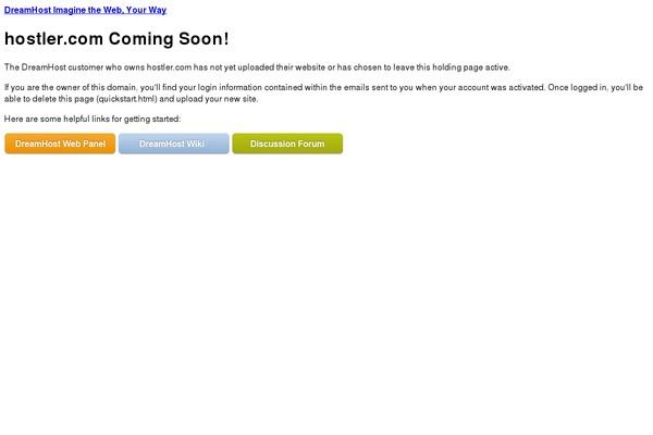 Dreamhost theme site design template sample