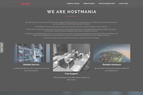 Onehost theme site design template sample