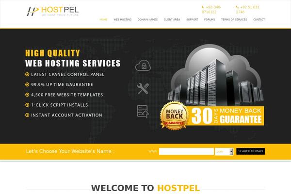 hostpel.com site used Hostpel