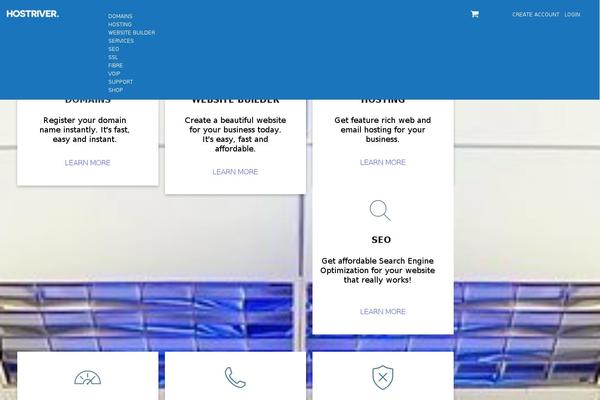 Hostme theme site design template sample