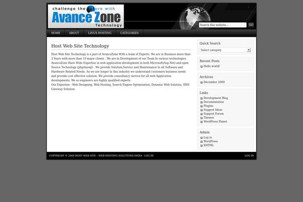 Corporate theme site design template sample