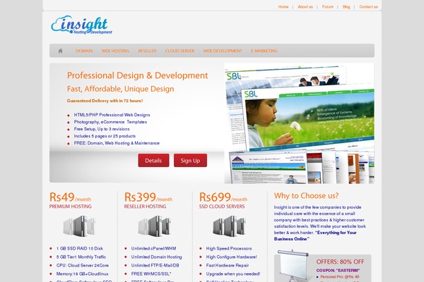 Epsilon theme site design template sample