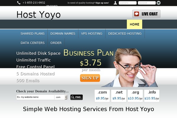 hostyoyo.com site used New-aurora