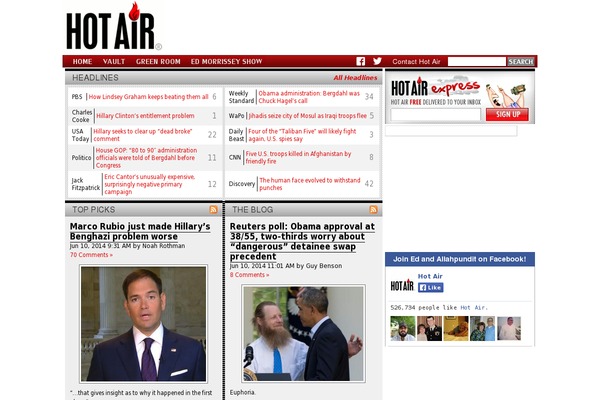 hotair theme websites examples