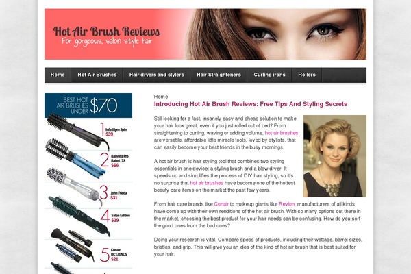 hotairbrushreviews.com site used Cravingspro-v440