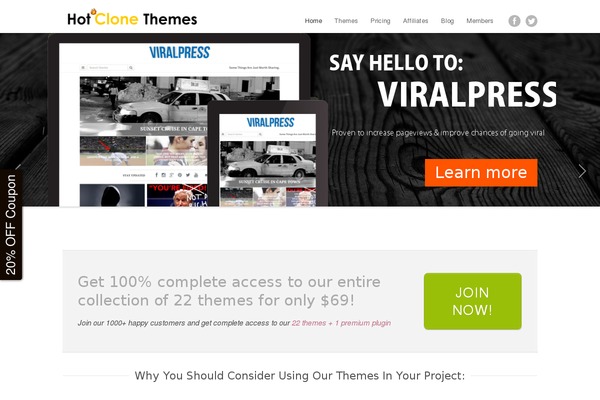 Grizzly Child theme websites examples