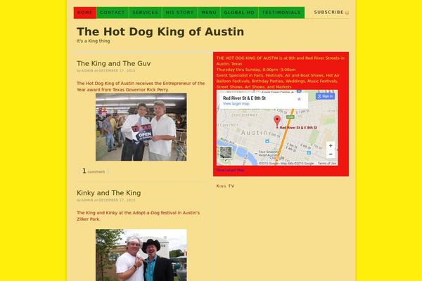 Thesis 1.7 theme site design template sample