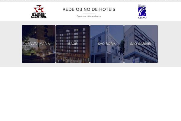 hoteisobino.com.br site used Sofaspassofundo