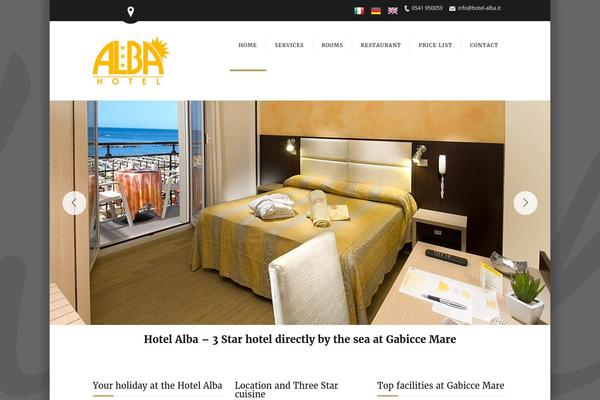 Soho Hotel theme site design template sample