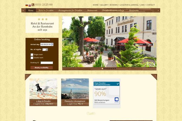 Site using WordPress Content Slide plugin