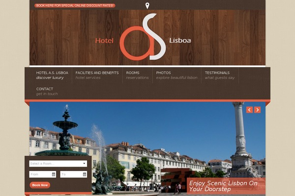 Nice Hotel theme site design template sample
