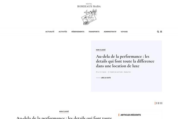 GuCherry Blog theme site design template sample