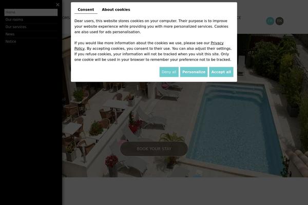 Site using Hbook plugin