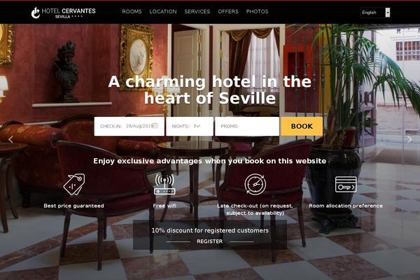 hotel-cervantes.com site used Mirai