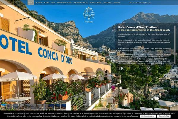 Maestro theme site design template sample