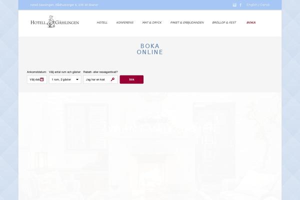 Site using Gdlr-hotel plugin